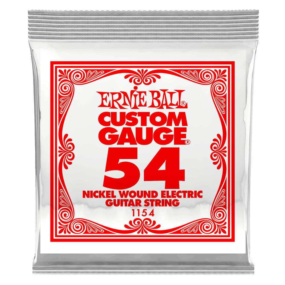 Ernie Ball .054 Nickel Wound Electric Guitar String for Balanced Tone